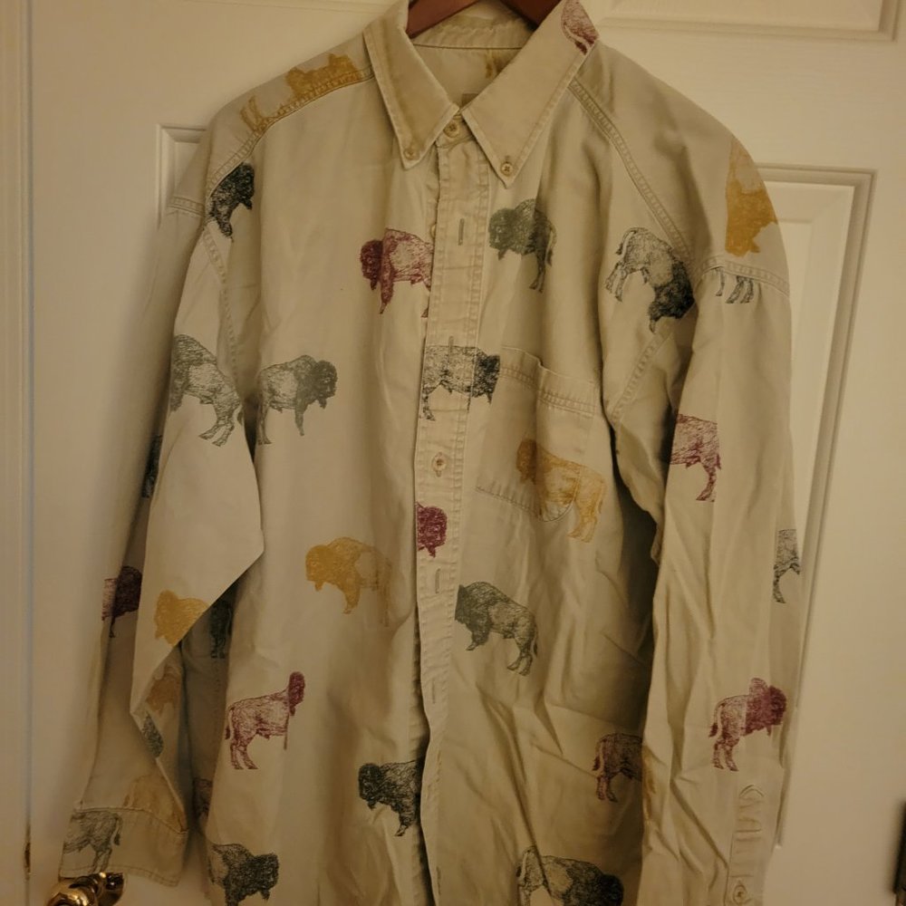 Barn Fly Buffalo Shirt Size Large